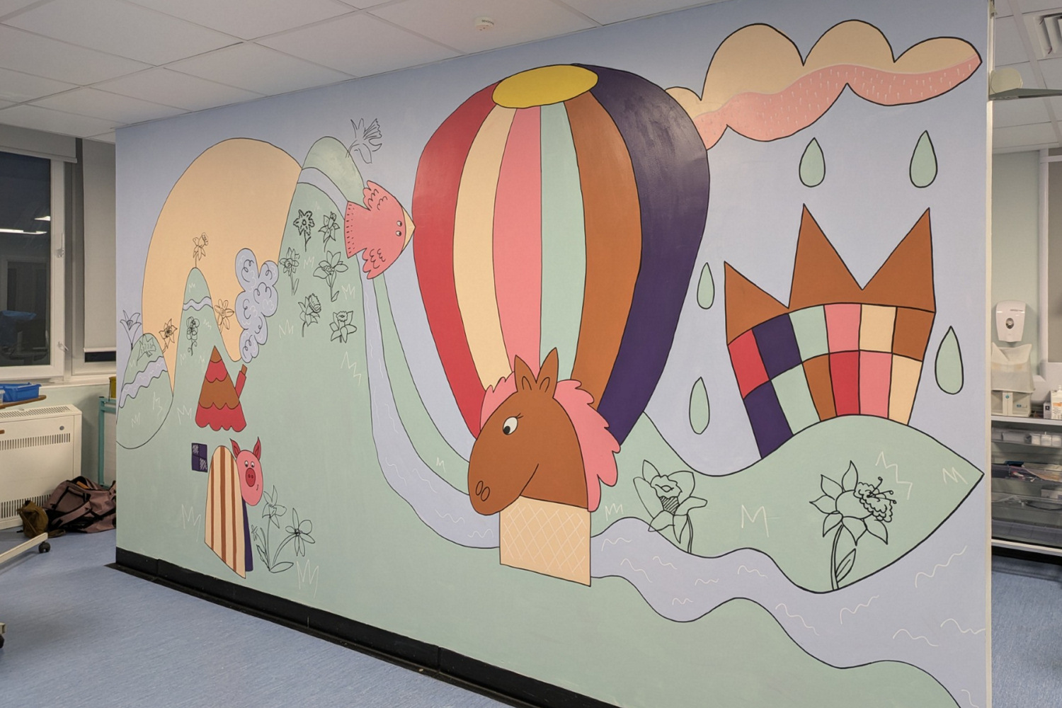 one of the new murals