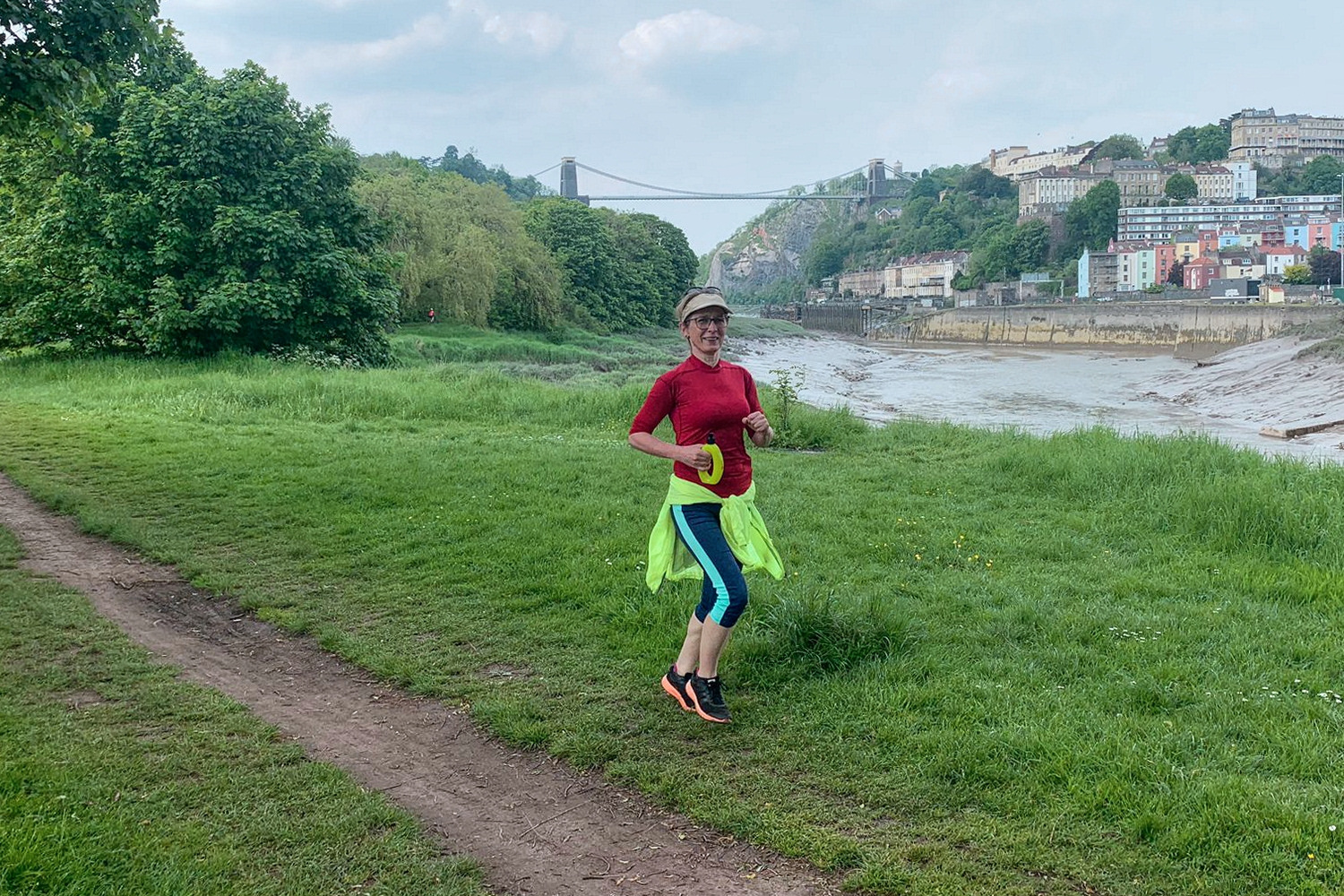 Katarzyna Jedrysiak, with the Clifton suspension bridge behind her