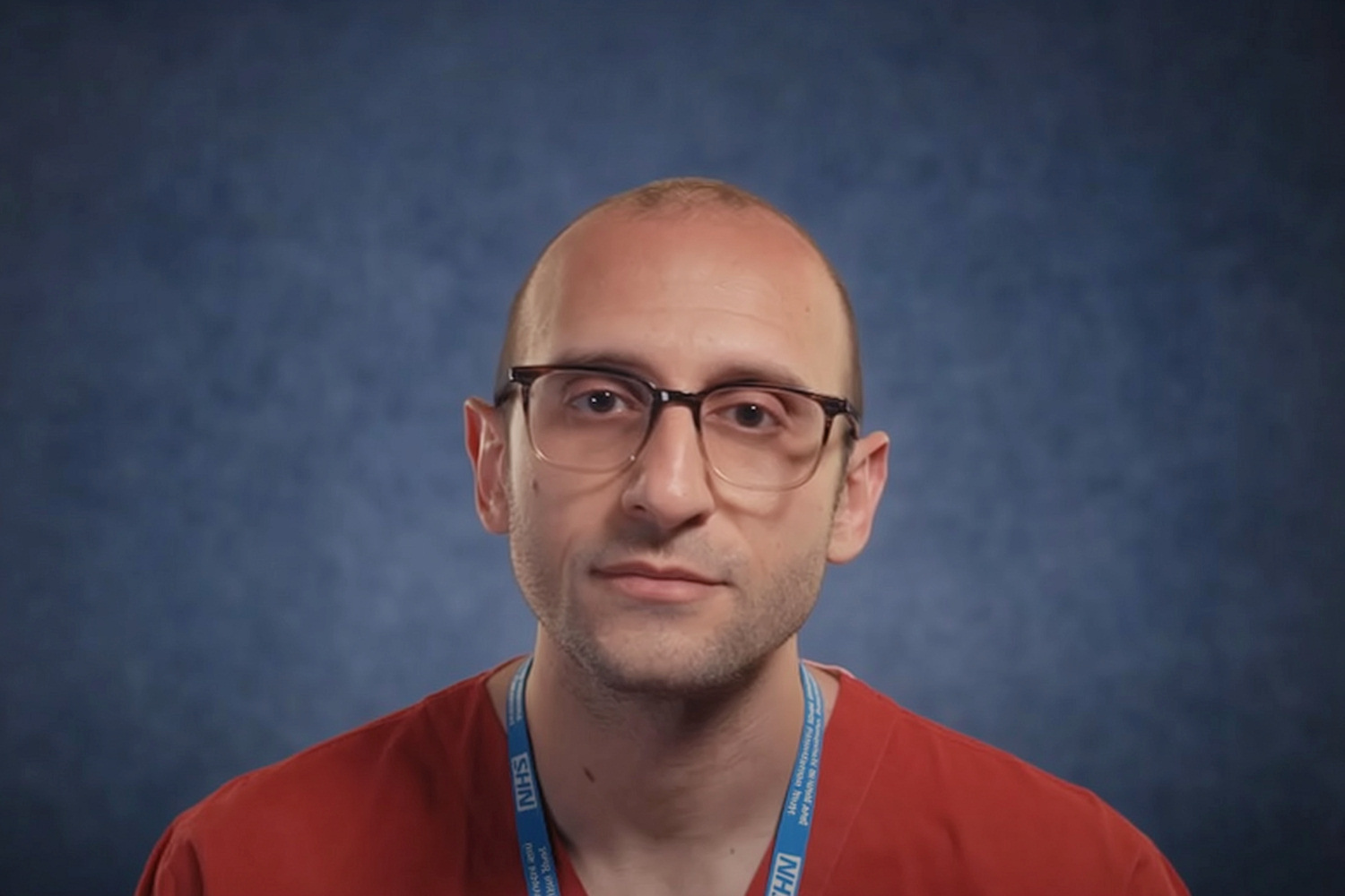 Omar Elhaddad, the consultant ophthalmologist who hosts the video