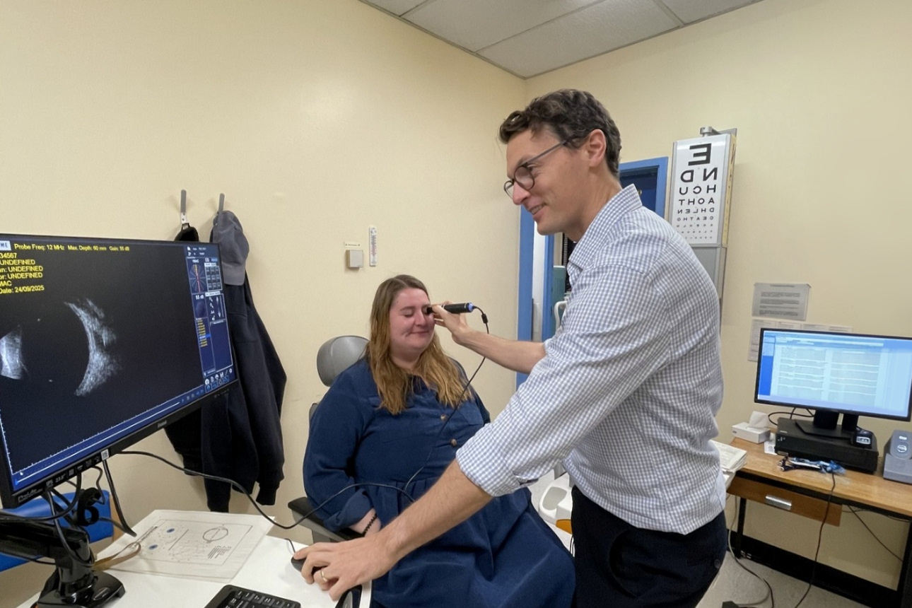B-Scan Plus in use at Bristol Eye Hospital