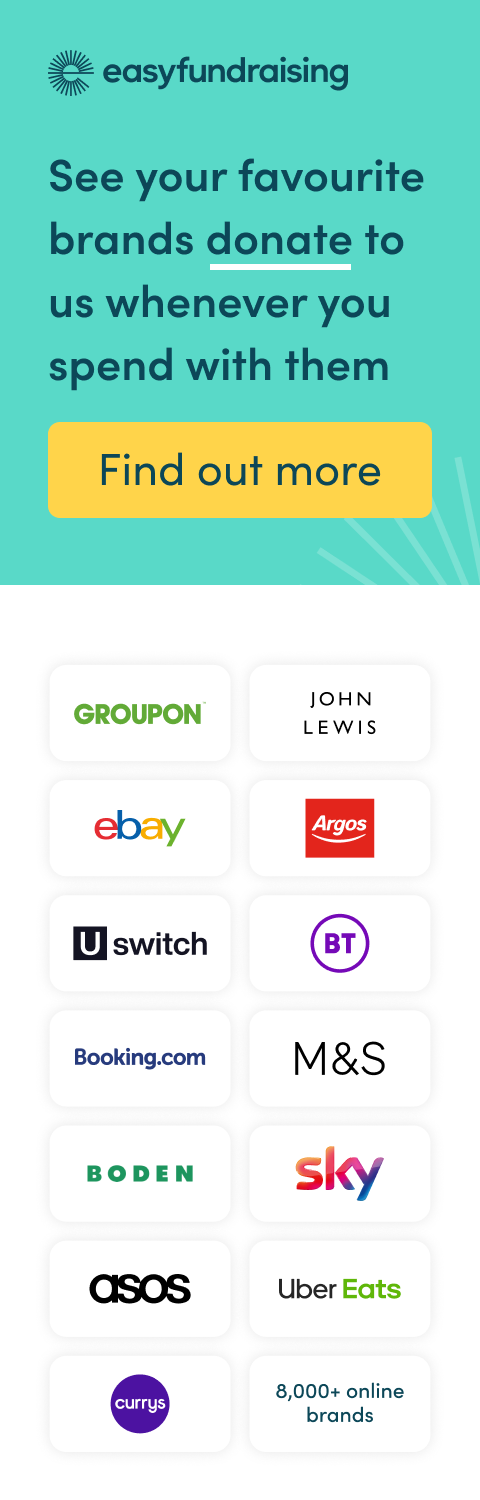 easyfundraising-160x500-banner See your favourite brands donate to us whenever you shop with them